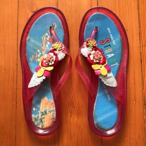 Stuart weitzman flip flops